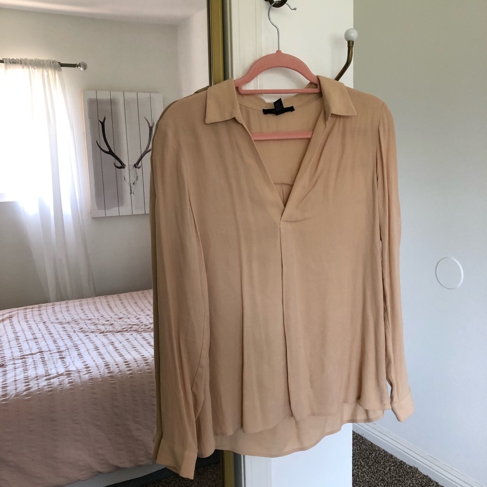 Nude blouse